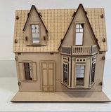 1:24th Scale MDF Wooden Miniature Dolls House Laser Cut Model Diy Craft Kit Model