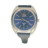 Vintage HMT Kohinoor Mechanical Hand Winding Watch Royal Blue Dial Exhibition Model