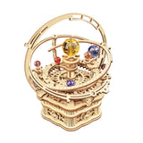 Robotime 3D Wooden Puzzle 3D Puzzle Toy DIY Music Box Model Kit Mechanical Japan Model