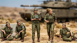 1/35 Scale Israel Defense Forces Soldiers 5set Unpainted Resin Model Kit Toy Model