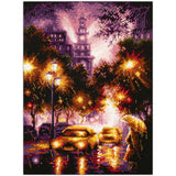 Magic Needle Zweigart Edition counted cross stitch kit "Rainy Night", 20x27cm, D Model