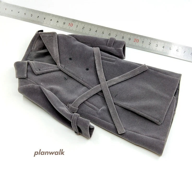 Grey Coat Soldier Clothes 1/6 Model for 12" Action Figure F013 Model