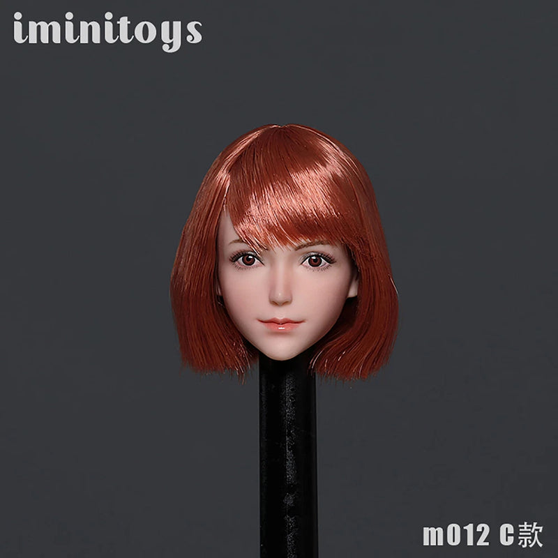 IminiToys 1/6 M012 Cutomized Asia Beauty Head Carved Model Toys Model
