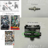 for IBO 1/100 Barbatos Lupus Rex 6th Form Model Metal Replace Repair Part D3 Model