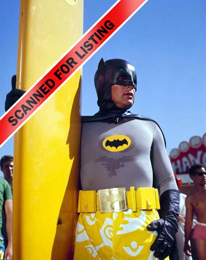 BATMAN 60'S TV SHOW ADAM WEST with SURF BOARD AND SWIM TRUNKS 8x10 PHOTO #8029 Model