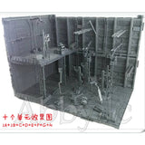 10 Mechanical Chain Machine Nest Bases for MG 1/100 Transforming Action Figures Model