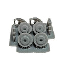1/24 1/25 3D Resin Brembo Style Big Brake Disc Set 3  Scale Model Kits Model
