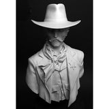 1/10 resin figures bust model kit Callous Cowboy in hat Unassembled Unpainted Model