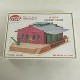 Model Power N-Scale Freight Depot Building Kit No1519 Model