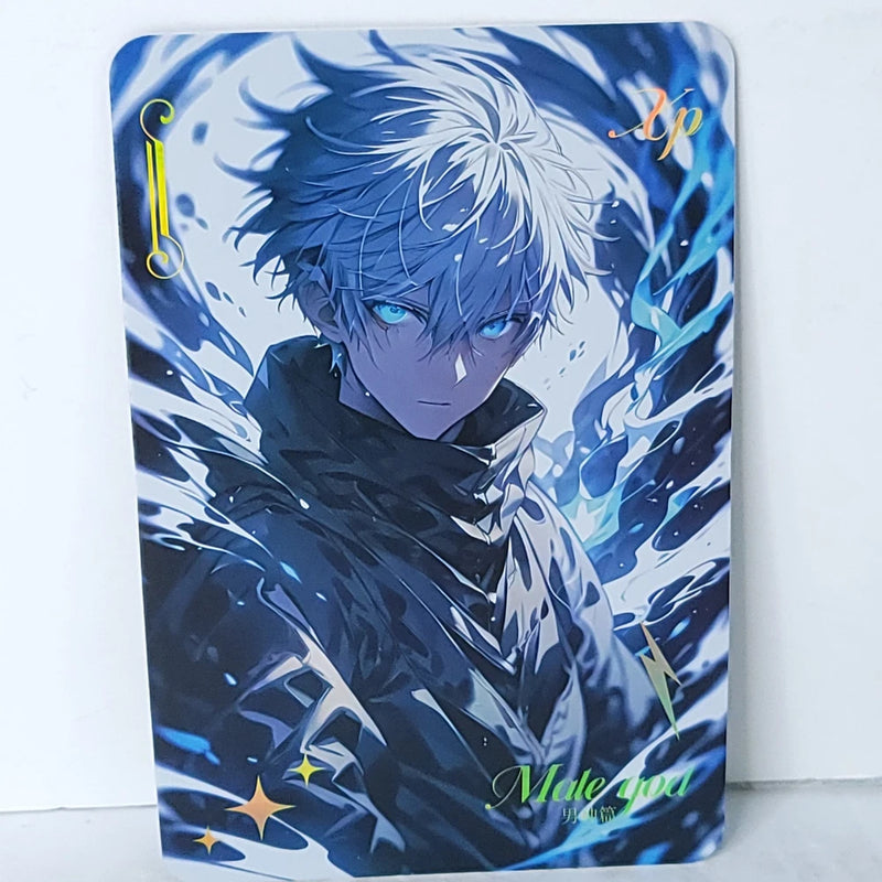 Satoru Gojo Jujutsu Kaisen Waifu Card Anime Male God Wall Art Oversized Board A5 Model