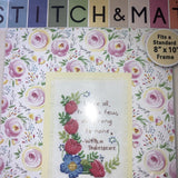 Design Works Stitch & Mat LOVE ALL Cross Stitch Kit w/ 8"x10" Mat - NIB Model