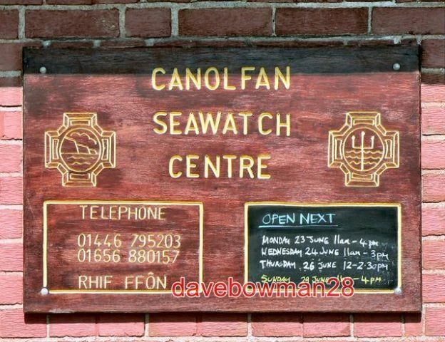 PHOTO  SEAWATCH CENTRE NOTICE BOARD AT SUMMERHOUSE POINT  2008 Model