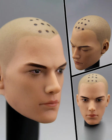 1/6 DZS Game Buddhist Monk Head Carved Model Fit 12'' Action Figure Model