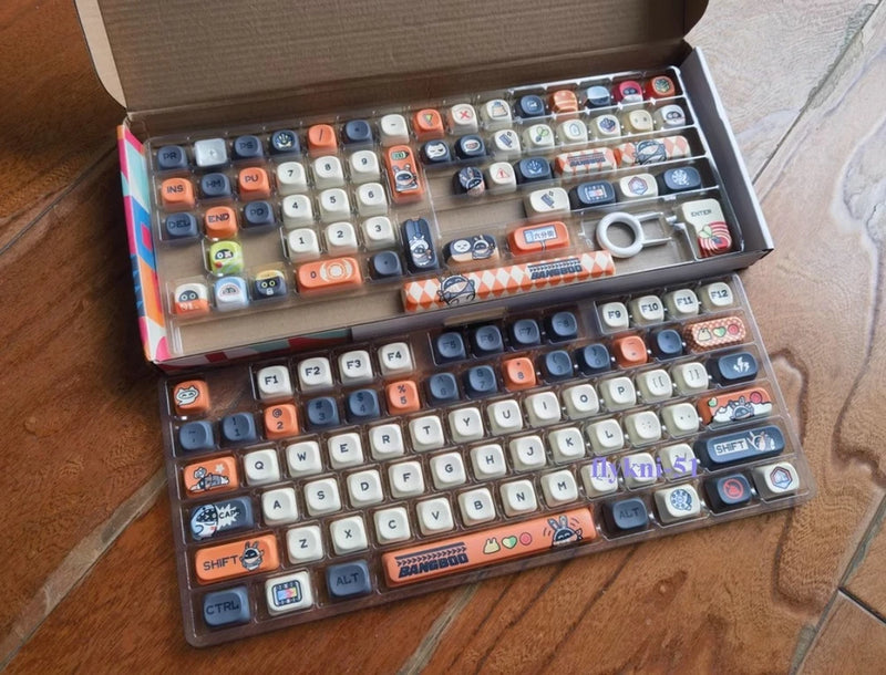 ZZZ Zenless Zone Zero The Bangboo 133 MOA PBT Keycaps for Cherry MX Keyboard Model
