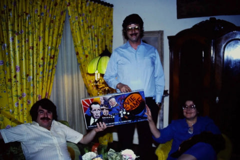 VTG 35mm Found Photo Slide 1980s Board Game Party The Movie Game Friday Night CA Model