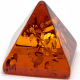 Figurine souvenir of Baltic amber Pyramid Model