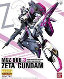 1/100 MG LIMITED MSZ-006-3 Zeta Gundam Unit 3 "GUNDAM EVOLVE" Model