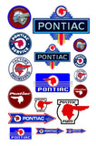1:87 HO scale model vintage Pontiac car automobile service signs Model