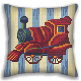 CdA stamped cross stitch kit cushion "Nostalgia" 5402, 40x40cm, DIY Model