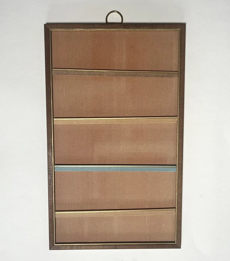 Vintage 1960s - Eatons Magnetic Photo Gallery Note Wall Board MCM - 19" x 11.5" Model