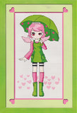 "Girl" 11CT Simple cross stitch kits 28cm*43cm Model