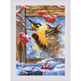 Riolis Cross Stitch Kit Meeting at the Window 2049 Model