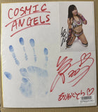 STARDOM Mina Shirakawa Autograph Handprint Photo Sign Board Shikishi AEW NJPW Model