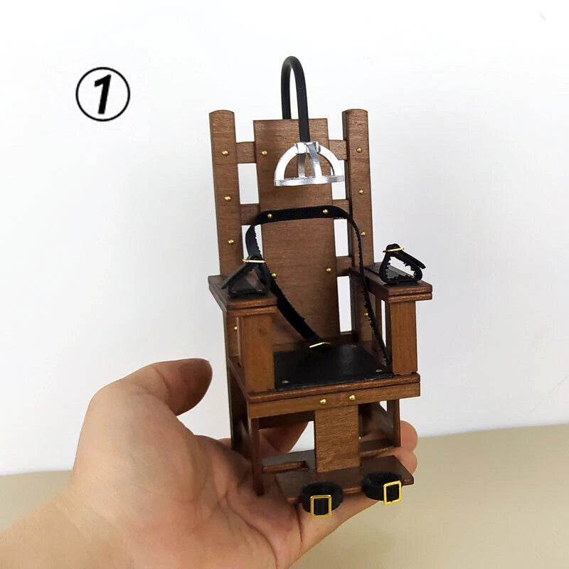 1/6 Wood Electric Chair Prison Scene Props Model Fit 12" Action Figure Soldier Model