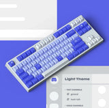 Discord TKL Mechanical Keyboard Light - Kailh Box White Switches Model
