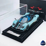 1/18 Henson & Heaven HH Model Pagani Zonda Cinque Roadster baby blue Model