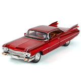 1:24 Cadillac Eldorado 1959 Biarritz Diecast Model Car Sound Light Pull Back Toy Model