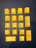REALFORCE R1 Keyboard Compatible numpad yellow key caps Model