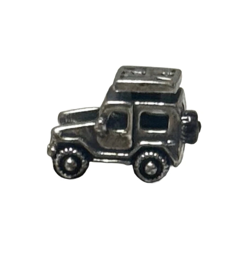 V784 S925 STERLING SILVER TRAVEL JEEP  BEAD CHARM Charms