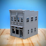 S Scale - Statesville North Carolina Caf?? Main Street - 1:64 Scale Building Model
