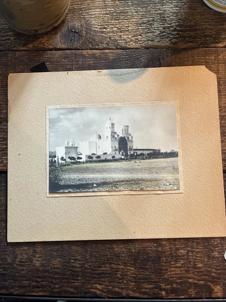 San Xavier del Bac photo on board color colorized mission tucson arizona Model