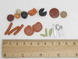 1/6 Scale Vegetables,Eggs,Sausages Food Model for 12