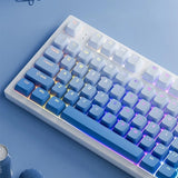133+ Gradient Shine Through Backlit RGB Gamer Keycap for Mx Switch Keyboard Model