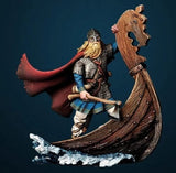54mm Die-casting Resin Figure Model Assembly Kit Resin Doll Viking Warrior Unpai Model