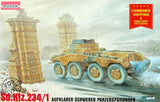Roden 703 - 1/72 - SD. KFZ 234/1 German heavy armored car WWII plastic model kit Model