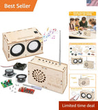Stem Projects Toys for Boys age 8-12 12-14 Science Kit Building Own Bluetooth... Model