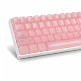 115 Keys Pink Jelly Keycaps Transparent MDA Profile For Cherry MX Gateron Model