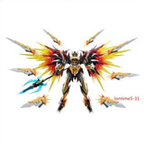 8.4in Bai Qi Mecha Model Kit Action Figure Desktop Ornament Christmas Gift Toy Model