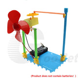 Electric Oscillating Fan Toy DIY Kit Children Educational Self Assembly Project Model