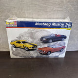 1998 Vtg Revell Monogram Mustang Muscle Trio '64? Conv '70 Boss '89 1/24 SEALED Model