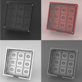 3x3 Aluminum Artisan Keycap Display Tray, Handmade Artisan Keycap Box Model