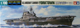 Tamiya 31712 US Aircraft Carrier Yorktown CV-5 1/700 Scale Plastic Model Kit Model