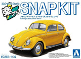 Aoshima 20345 1/32 Beetle (Postal Yellow) (Model Car)Assembly Model Kit Model