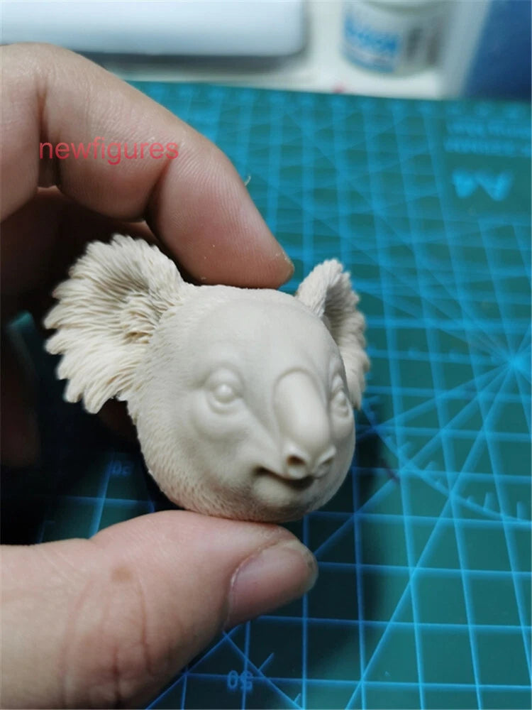 1:6 Phascolarctos Cinereus Animal Head Model For 12" Male Action Figure Body Model