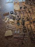 1/16 Scale Jeep and Dirt Bike. MISSING PARTS Sold As Partial Kit Only As-Is Model