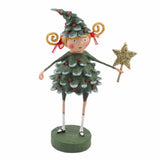 Lori Mitchell Jolly Holly Christmas Tree Girl Folk Art Figurine Figure Model
